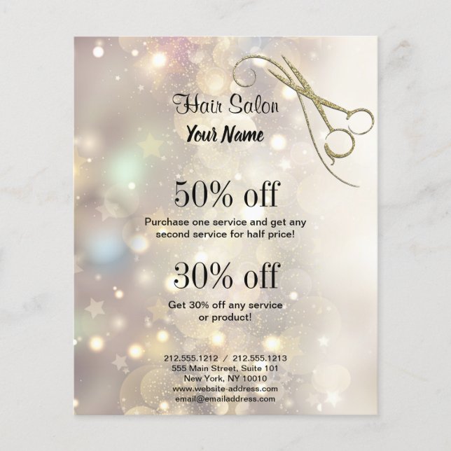 Business personalized flyer (Front)