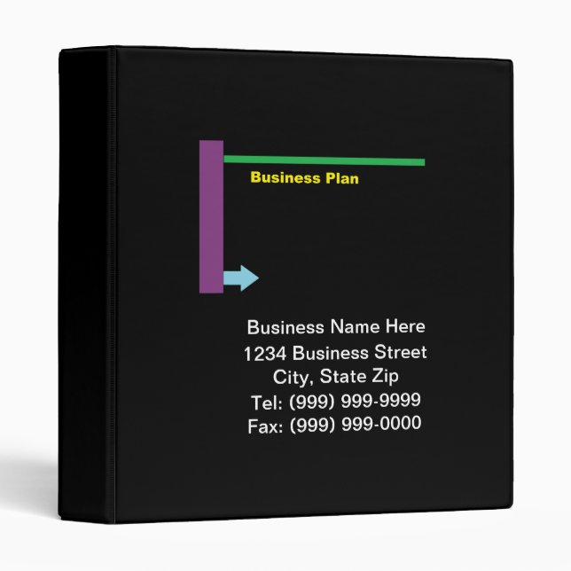 Business Plan Binder (Black) (Front/Spine)