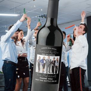 Business Powered on Wine and Your Referrals  Wine Label
