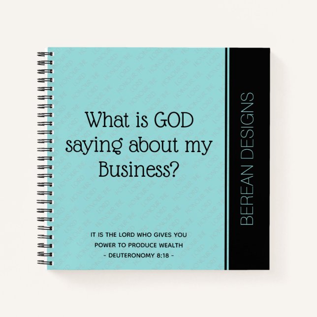 Business Prayer Journal WHAT IS GOD SAYING? UK (Front)
