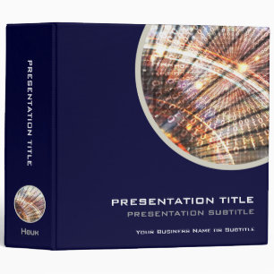 Business Presentation 0100101 Code Binary Binder