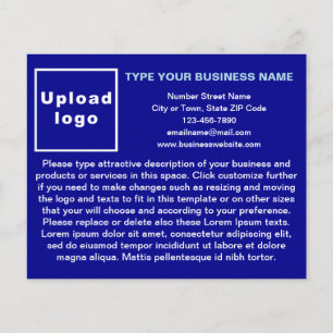 Business Products or Services on Blue Flyer