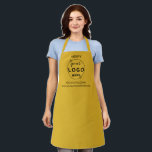 Business Professional Logo  Minimalist  Yellow Apron<br><div class="desc">Stylish minimalist and professional design with a modern solid colour style in yellow. The versatile template can easily be updated with name, company logo and slogan or info. If you need any assistance please feel free to contact me using the message button on the product page. I am happy to...</div>