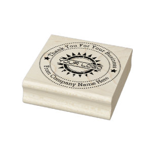 Business Professional Logo Thank you Rubber Stamp