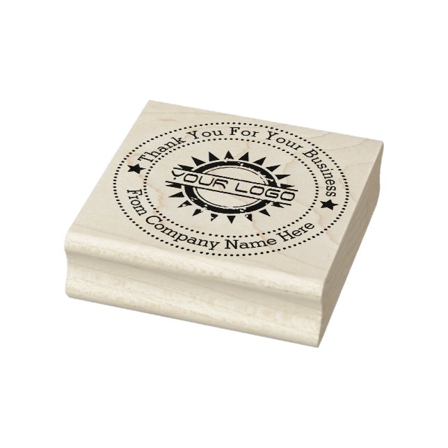 Business Professional Logo Thank you Rubber Stamp (Stamp)