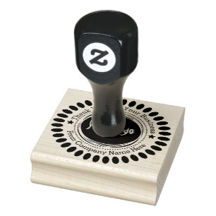 Business Professional Logo Thank you Rubber Stamp