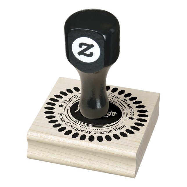 Business Professional Logo Thank you Rubber Stamp (Stamp)