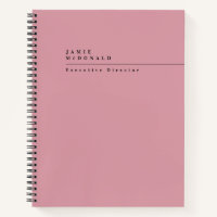 Business Professional Modern Blush Pink