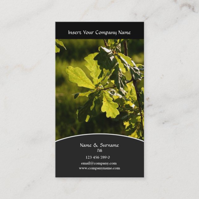 Business profile Winery vineyard grape Card (Front)