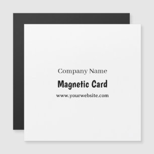 Business Promotion 5.25" x 5.25" Magnetic Card
