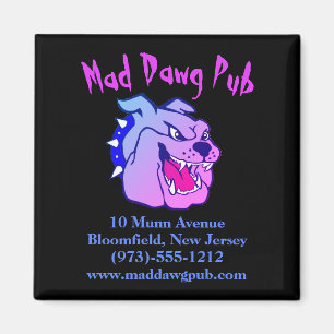 Business Promotion Square Magnet