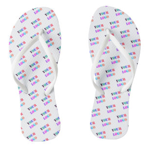 Business Promotional Branded Flip Flops Template