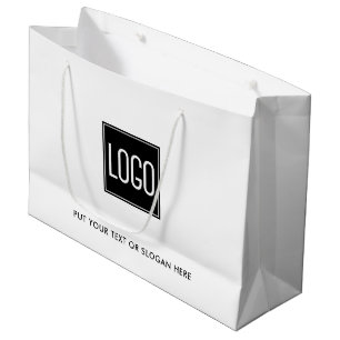 Business Promotional   Custom Logo Shopping Large Gift Bag