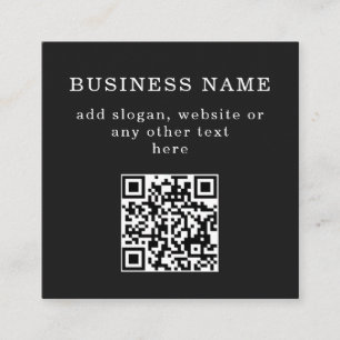 Business Promotional QR code  Discount Card