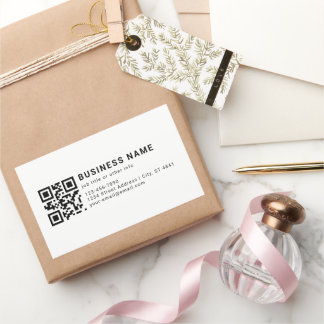 Business Promotional QR Code Sticker