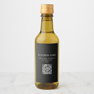 Business Promotional QR code  Wine Label
