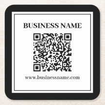 Business QR code | Black & White