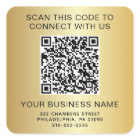 Business QR Code Gold