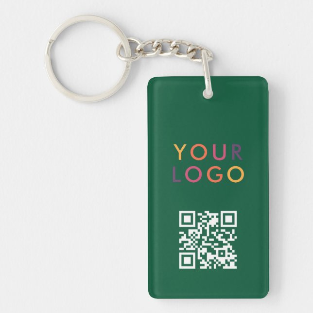 Business QR Code Logo Green (Devant)