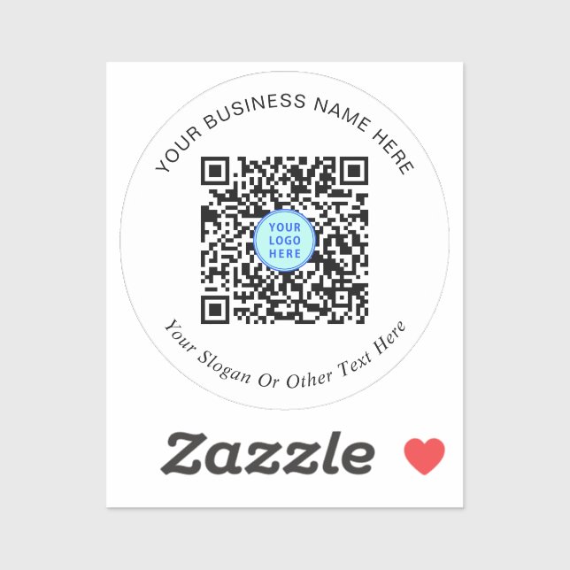 Business QR Code Logo Promotional (Sheet)
