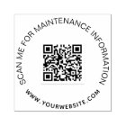 Business qr code product maintenance information