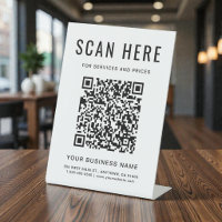 Business QR Code Tabletop