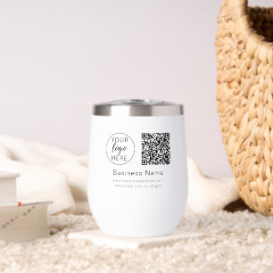 Business QR Code White
