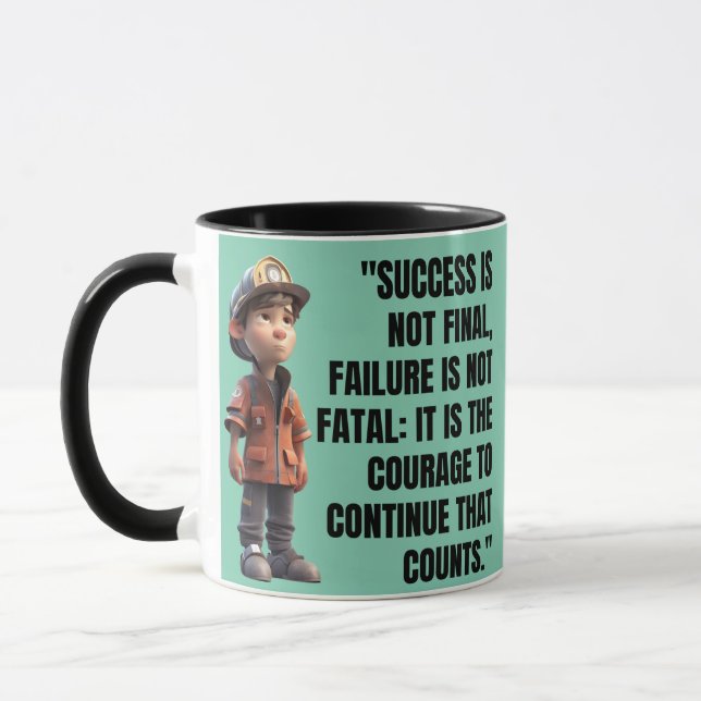 business quote mug (Left)