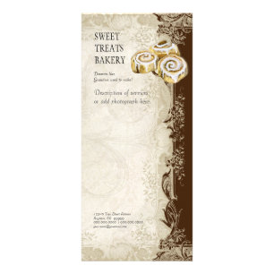 Business Rate Card - Baroque Style Vintage Lace