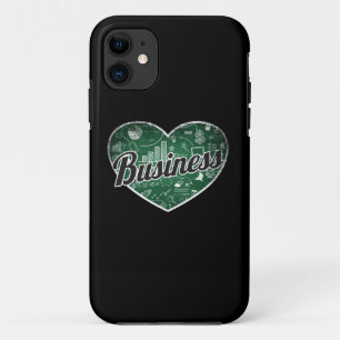 Business Retro Heart Blackboard Love iPhone 11 Case