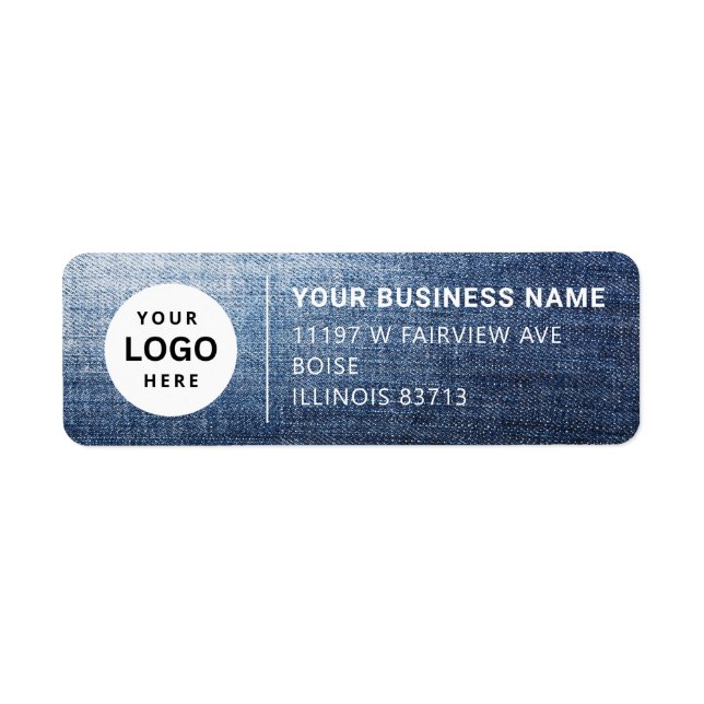 Business Return Address Label (Front)