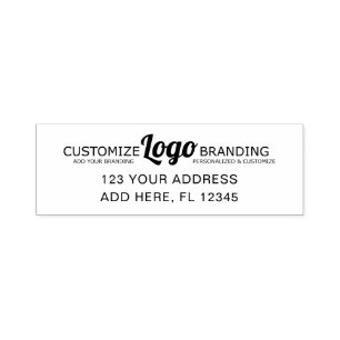 Business Return Address Logo Professional  Self-inking Stamp