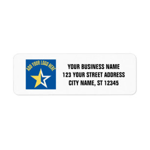 Business Return Address   Professional Custom Logo