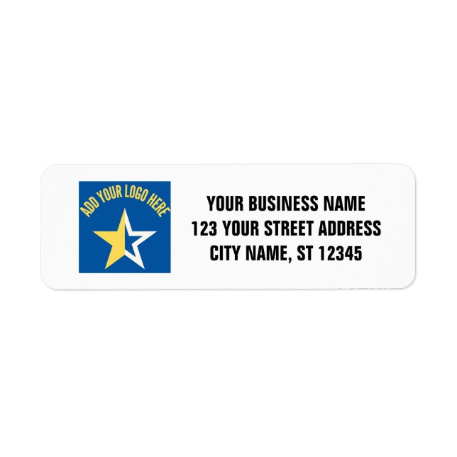 Business Return Address | Professional Custom Logo (Front)