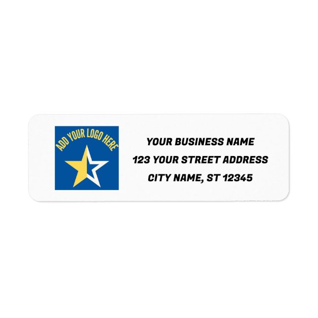 Business Return Address | Professional Custom Logo (Front)
