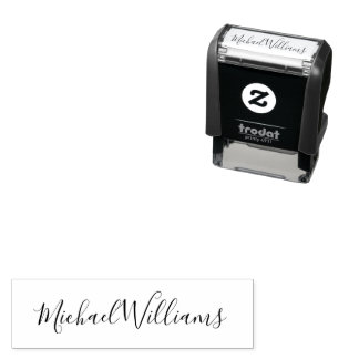 Business Return Address | Professional Logo Modern Self-inking Stamp