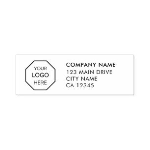 Business Return Address Professional Modern Self Self-inking Stamp