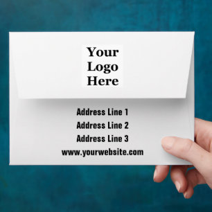 Business Return Address Your Logo Here Template Envelope