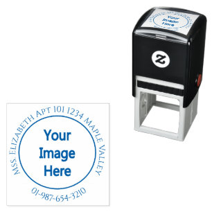 Business Return Home Address Self-ink Self-inking Stamp