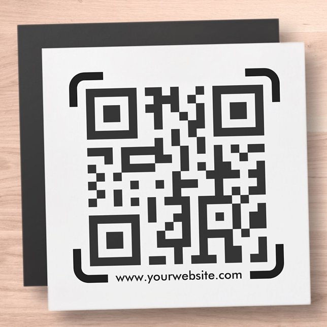 Business Scan Me QR Code Website Modern Card (Creator Uploaded)