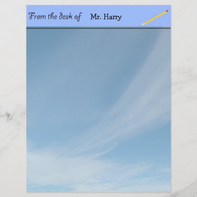 Business, school, office letterhead. letterhead (Front)