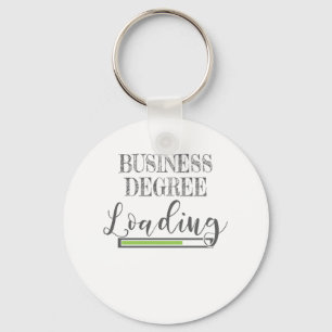 Business School Student Gift Business Degree Loadi Keychain