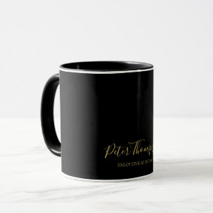 Business Script Elegant Signature  Mug