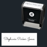 Business Signature Script Branding Self-inking Stamp<br><div class="desc">This elegant self-inking signature stamp features your name in a script style font. Ideal for professional branding,  correspondence and document signing.</div>