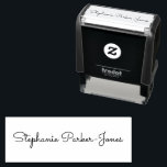 Business Signature Script Branding Self-inking Stamp<br><div class="desc">This elegant self-inking signature stamp features your name in a script style font. Ideal for professional branding, correspondence and document signing.</div>