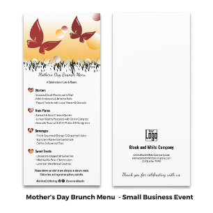 Business Spring Event Mother's Day Brunch Menu
