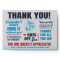 Business Staff Thank You Appreciation Cash Bonus