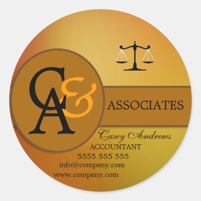 Business Sticker (Front)