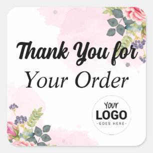 business stickers Thank You for Your Order