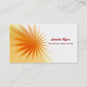 business style business card